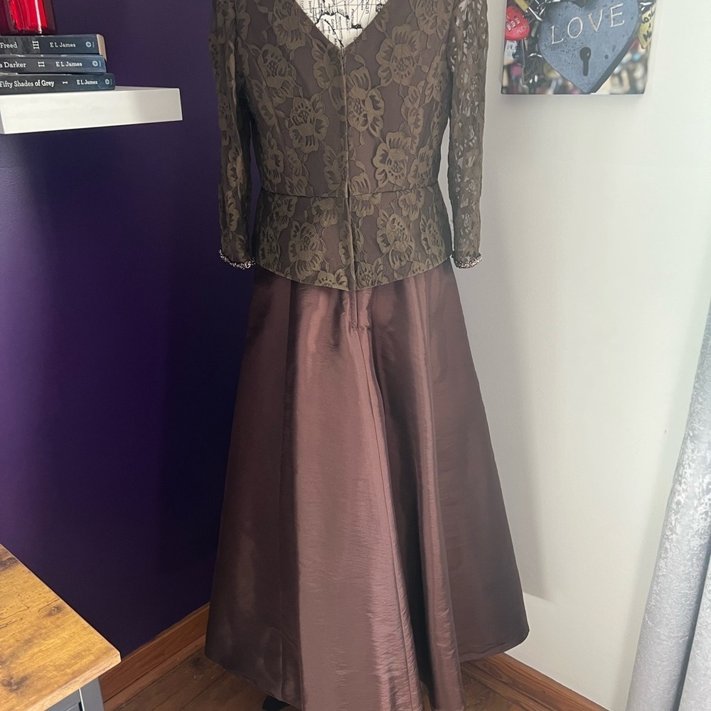 Caterina Collection Gown with Lace Top - Picture 7 of 11
